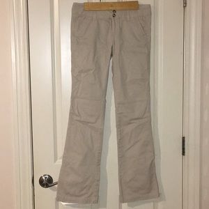 Stretchy khaki pants